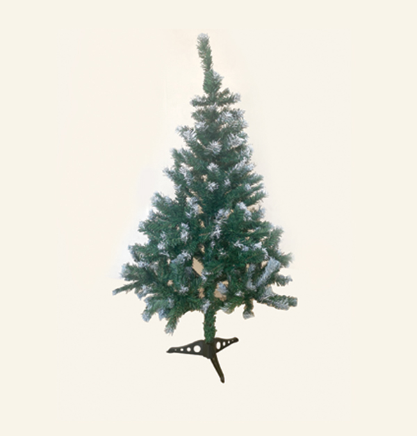 Χριστουγεννιάτικο δέντρο πράσινο χιονισμένο με 400 κλαδιά 150εκ μεταλλικά πόδια [00001457]