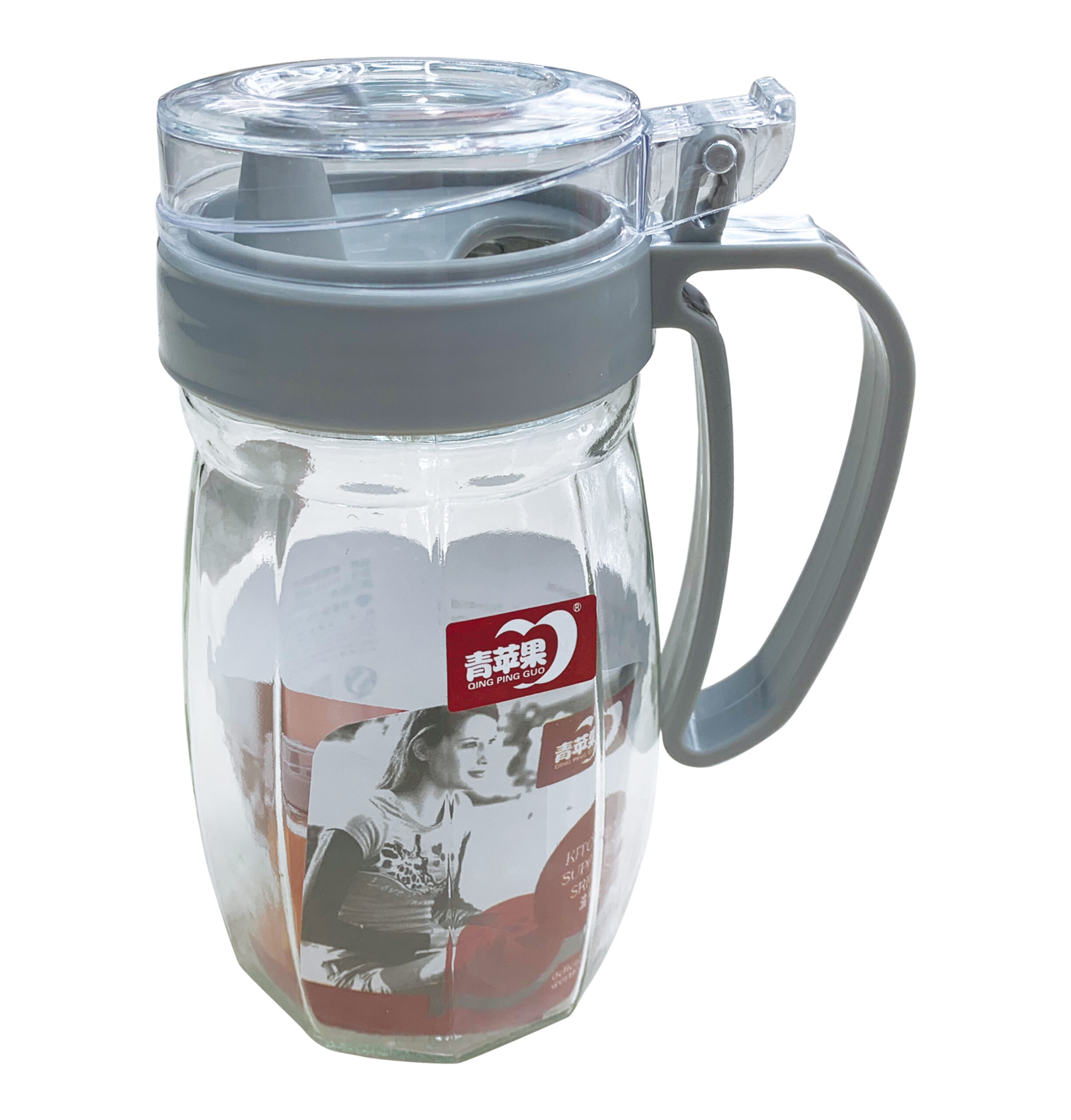 Γυάλινο λαδικό με καπάκι 600ml