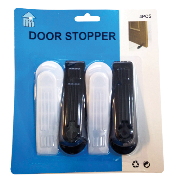 Σετ 4 πλαστικές σφήνες πόρτας 11,5cm [00402135]