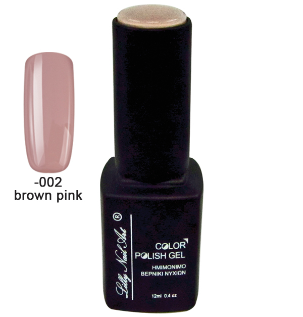 Ημιμόνιμο τριφασικό μανό 12ml - Brown pink 