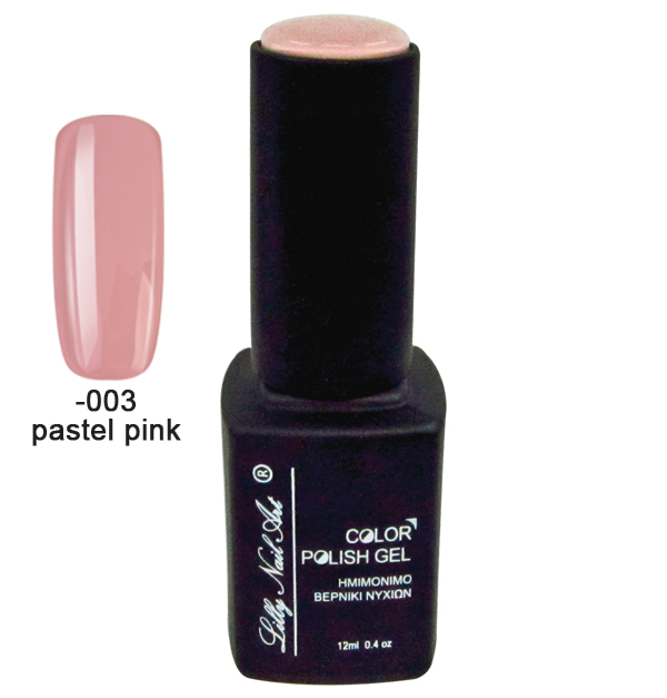 Ημιμόνιμο τριφασικό μανό 12ml - Pastel pink 