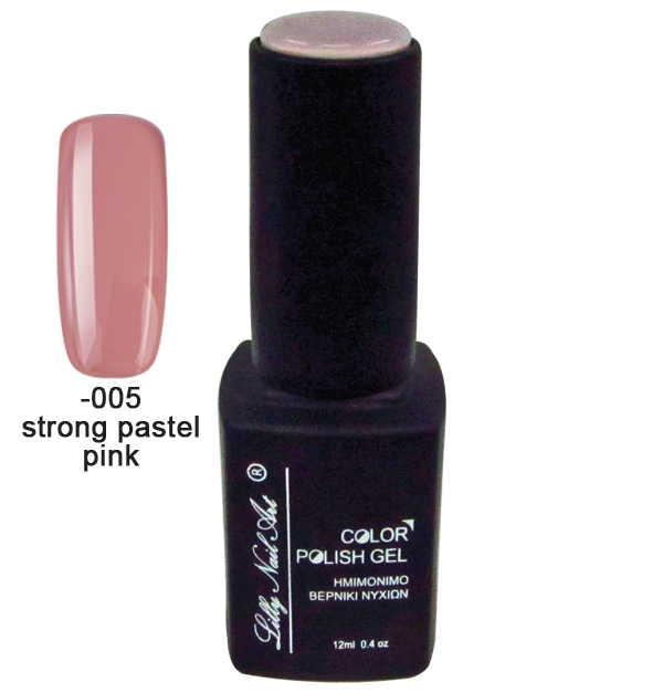 Ημιμόνιμο τριφασικό μανό 12ml - Strong pastel pink 
