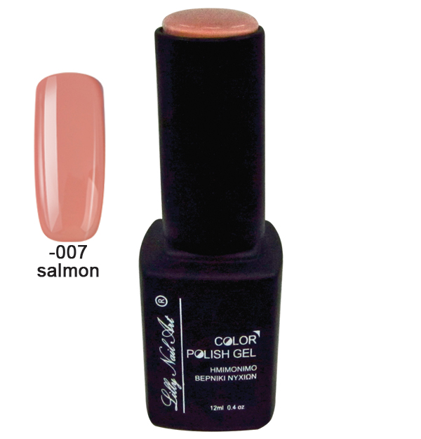 Ημιμόνιμο τριφασικό μανό 12ml - Salmon 