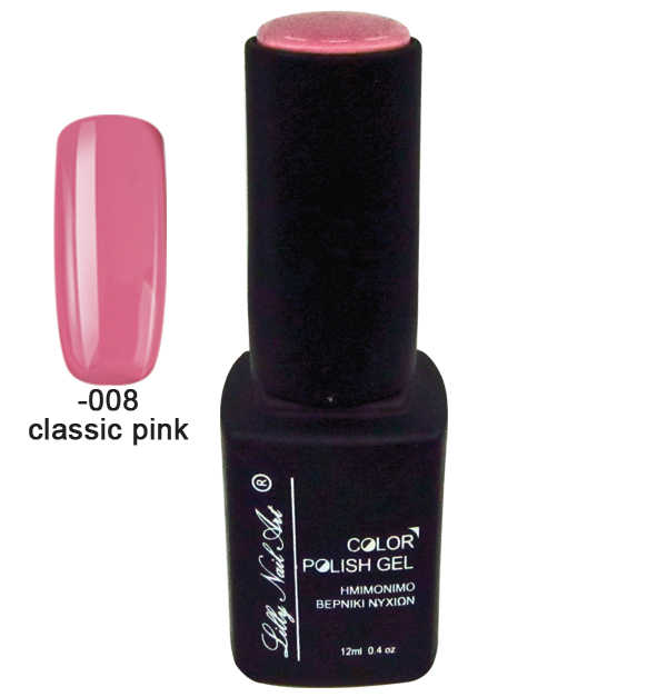 Ημιμόνιμο τριφασικό μανό 12ml - Classic pink 