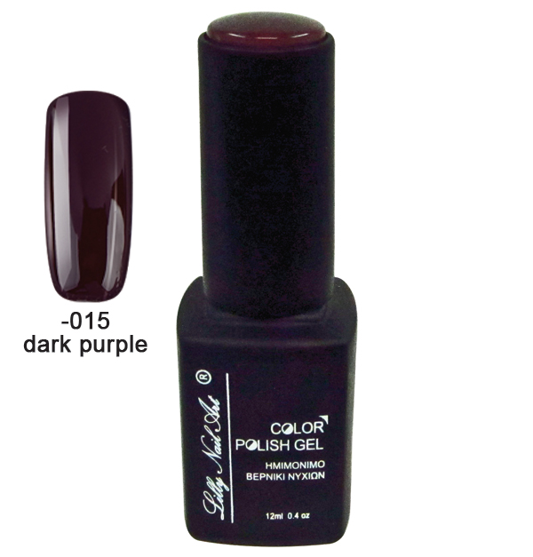 Ημιμόνιμο τριφασικό μανό 12ml - Dark purple 