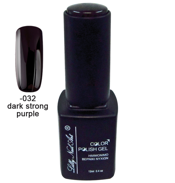 Ημιμόνιμο τριφασικό μανό 12ml - Dark strong purple [40504008-032]