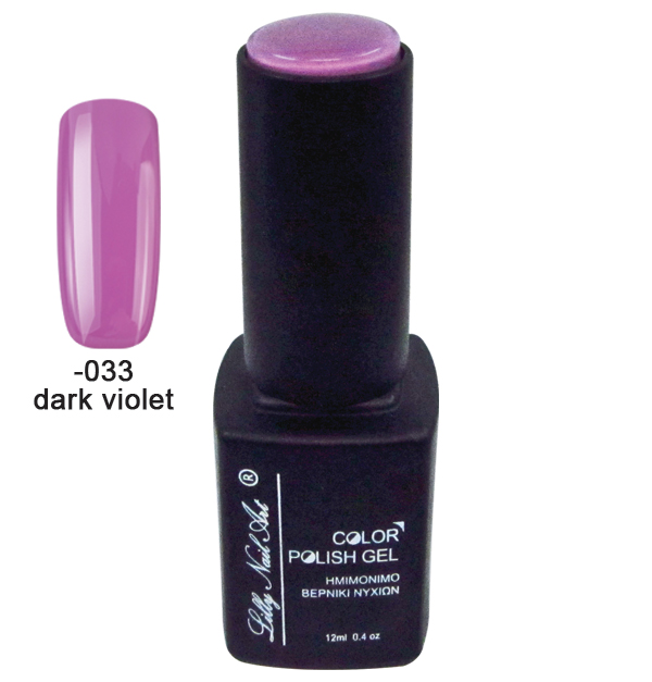 Ημιμόνιμο τριφασικό μανό 12ml - Dark violet [40504008-033]