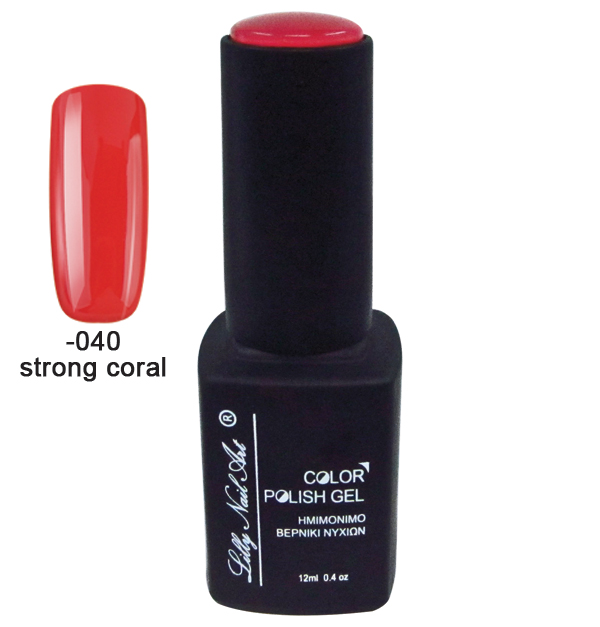 Ημιμόνιμο τριφασικό μανό 12ml - Strong coral 