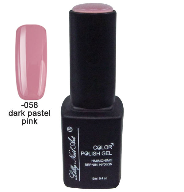 Ημιμόνιμο τριφασικό μανό 12ml - Dark pastel pink 