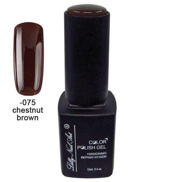 Ημιμόνιμο τριφασικό μανό 12ml - Chestnut brown [40504008-075]