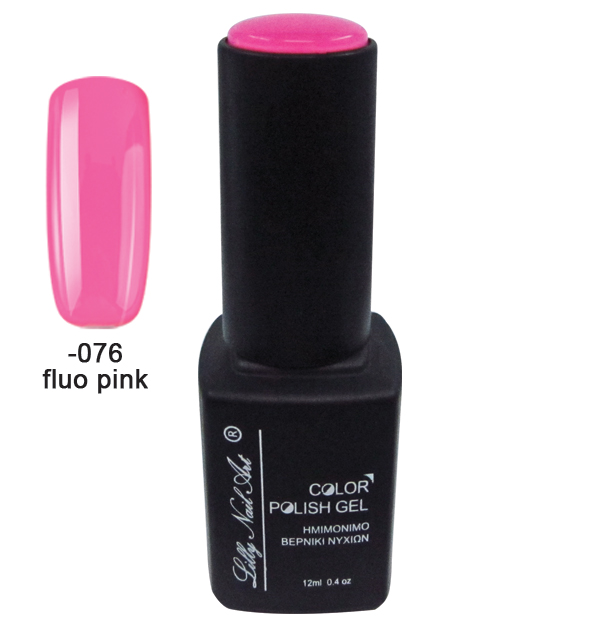 Ημιμόνιμο τριφασικό μανό 12ml - Fluo pink [40504008-076]