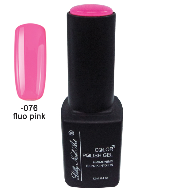 Ημιμόνιμο τριφασικό μανό 12ml - Fluo pink 