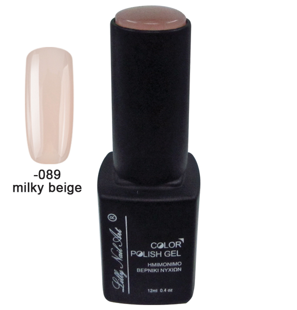 Ημιμόνιμο τριφασικό μανό 12ml - Milky beige (για γαλλικό) 