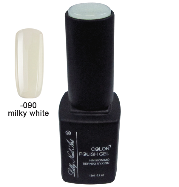 Ημιμόνιμο τριφασικό μανό 12ml - Milky white (για γαλλικό) [40504008-090]