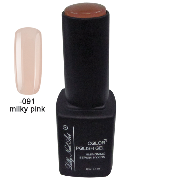 Ημιμόνιμο τριφασικό μανό 12ml - Milky pink (για γαλλικό) 