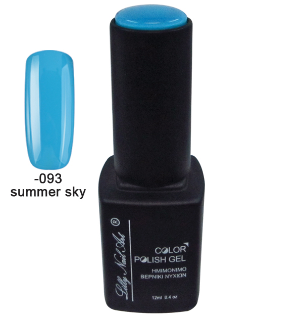 Ημιμόνιμο τριφασικό μανό 12ml - Summer sky 