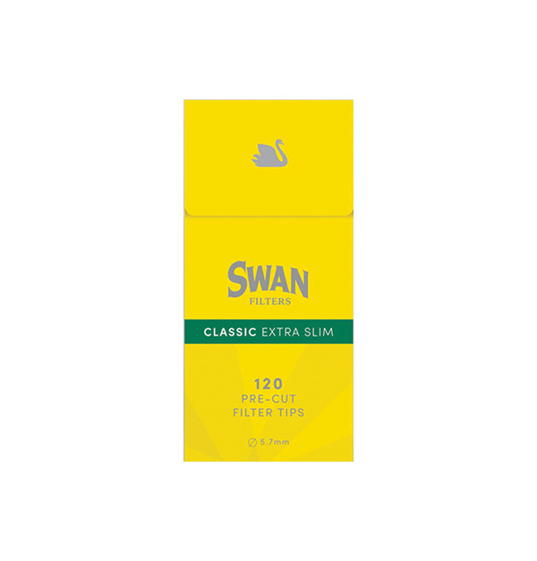 Swan φιλτράκια στριφτών τσιγάρων extra slim 120 [10706007]
