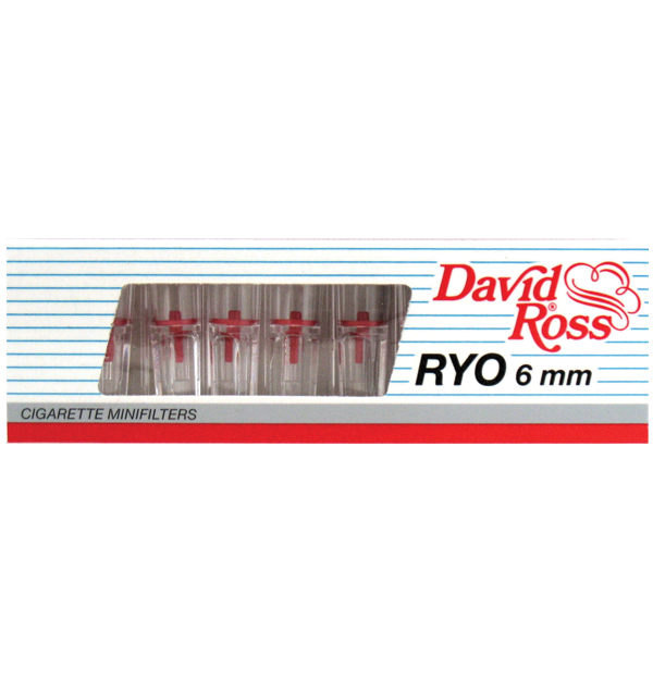Συσκευασία με 10 πιπάκια David Ross slim