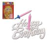 Σετ κεράκια και βάσεις κεριών Happy birthday [10904014]