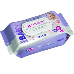 Σετ 100 μωρομάντηλα με καπάκι άρωμα πούδρα [76662151]