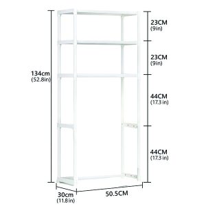 Ραφιέρα πλυντηρίου με 3 ράφια 50,5 x 30 x 134 cm [00402672]