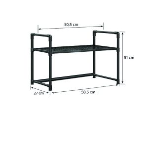 Μεταλλικό ράφι φούρνου μικροκυμάτων 50,5x 27x 51cm [00402675]