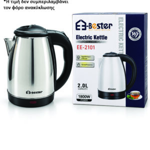 Bester EE-2101 Βραστήρας inox 2lt - 1800W [30501538]
