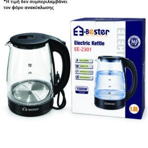Bester EE-2301 βραστήρας 1,8lt - 1500W [30501539]