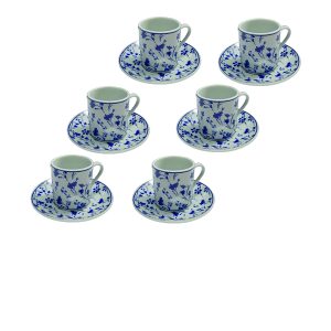 Σετ 6 φλυτζάνια με πιατάκια [00202301-1]
