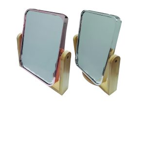 Καθρέφτης τετράγωνος σε ξύλινη βάση [40201239]