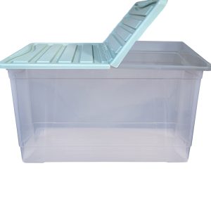 Πλαστικό κουτί αποθήκευσης 120lt με αναδιπλούμενο καπάκι [70101979]