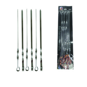 Σετ 6 σουβλάκια χρωμίου 44 cm [00109345]