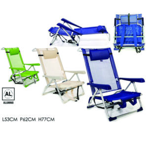Αναδιπλώμενη καρέκλα παραλίας αλουμινίου [77798078]