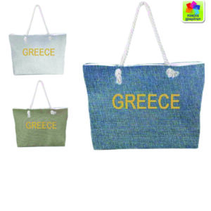 Τσάντα θαλάσσης "Greece" 37x 18x 55cm [70101994-6]