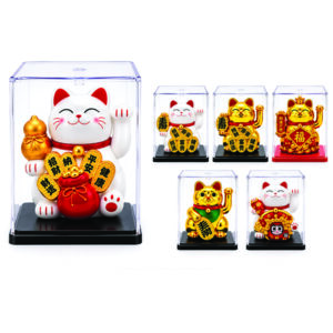 Hλιακή γάτα τύχης Maneki Neko 6cm [70110024]