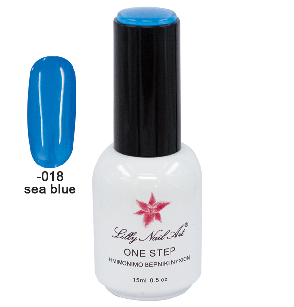 Ημιμόνιμο μανό one step 15ml - Sea blue 