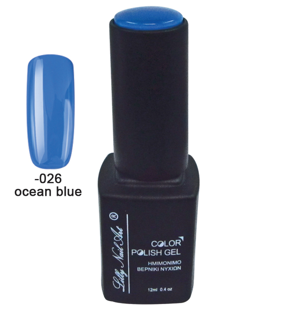 Ημιμόνιμο τριφασικό μανό 12ml - Ocean blue 