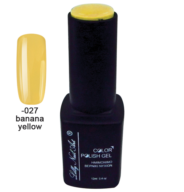 Ημιμόνιμο τριφασικό μανό 12ml - Banana yellow
