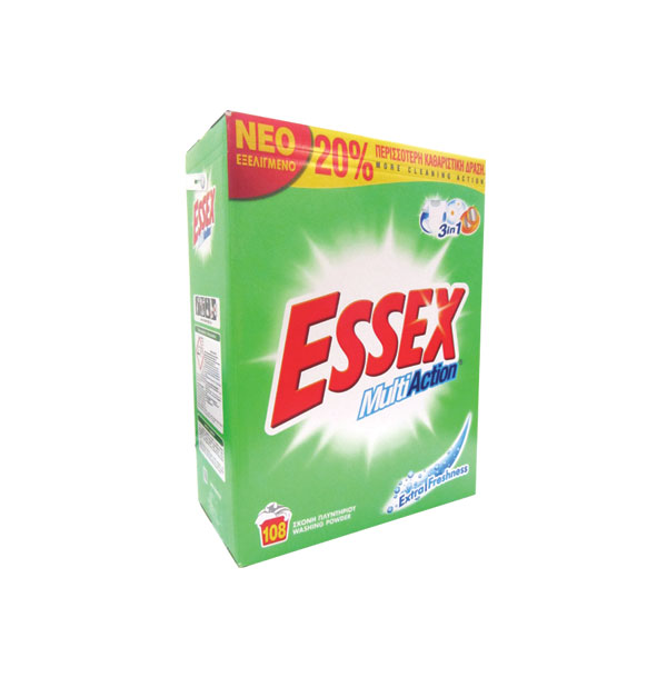Essex σκόνη πλυντηρίου 5,4 kg-100 μεζούρες