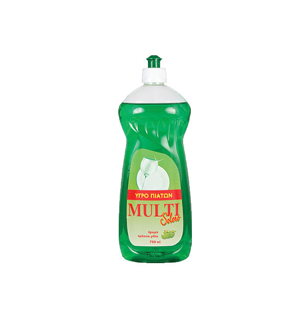 Υγρό πιάτων Solero Multi 750ml πράσινο μήλο 