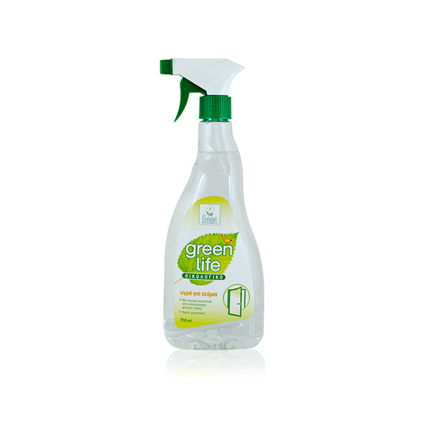 Οικολογικό υγρό τζαμιών Green Life 750ml