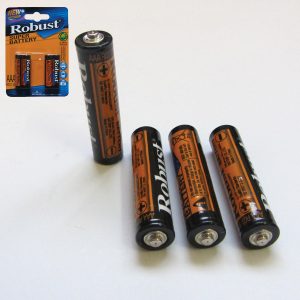 Συσκευασία 4 απλές μπαταρίες ΑΑΑ-R03 [00600001]