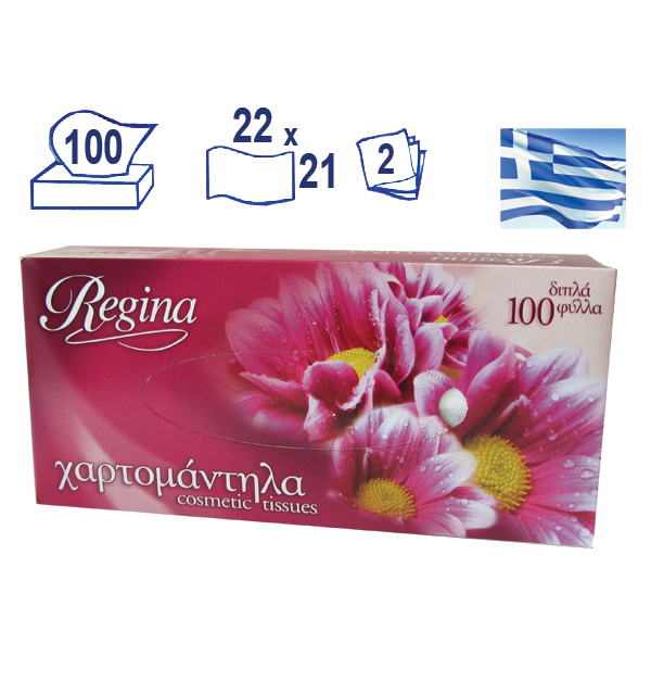 Σετ 100 χαρτομάντηλα Regina
