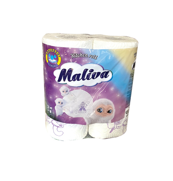 Σετ 2 ρολλά κουζίνας 150gr Maliva 3φυλλο