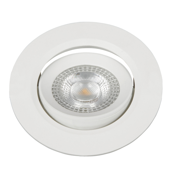 LED σπότ στρογγυλό λευκό 3000Κ