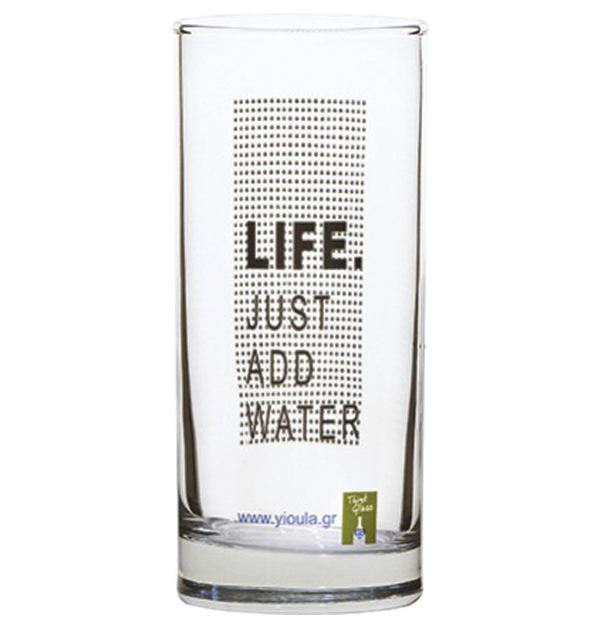 Σετ 6 ποτήρια νερού 27cl Life Just Add Water [70301028]