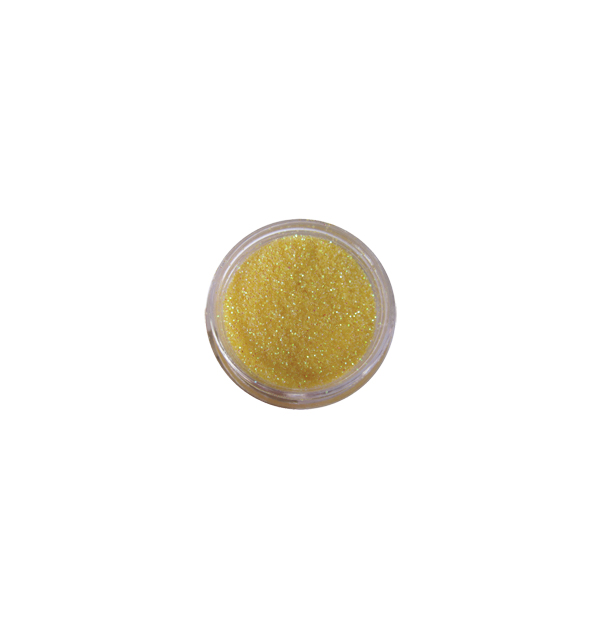 Διακοσμητικά νυχιών γυαλιστεροί κίτρινοι κόκοι (powder) [40502003-1]