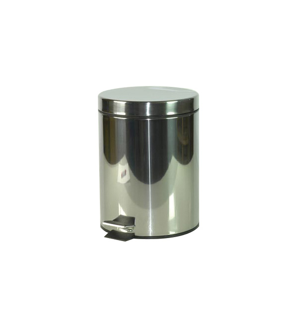 Κάδος απορριμάτων inox 5lt