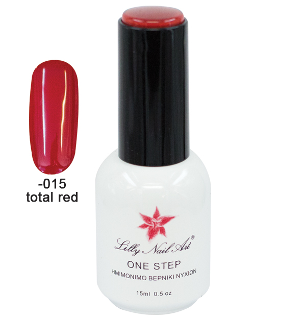 Ημιμόνιμο μανό one step 15ml - Total Red 