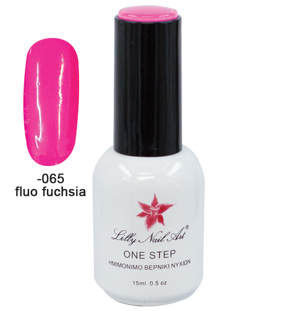 Ημιμόνιμο μανό one step 15ml - Fluo Fuchsia 